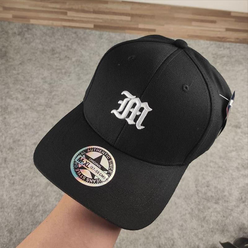 Versiegelte Baseballkappe aus elastischem Stoff, lässige und modische Entenschnabelkappe_voghion.com