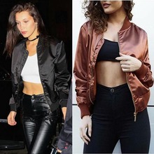 2017 Spring Autumn Women Thin Jacket Tops Bomber coatŮ