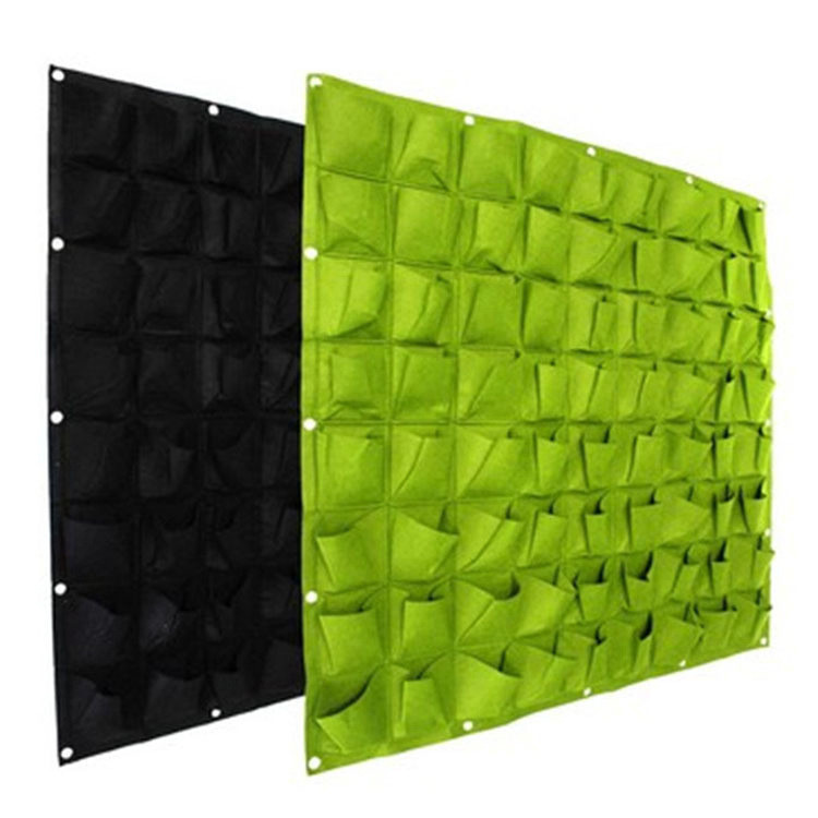 Bolsa de plantación de fieltro personalizada Bolsa de plantación tridimensional no tejida vertical montada en la pared Bolsa de plantas