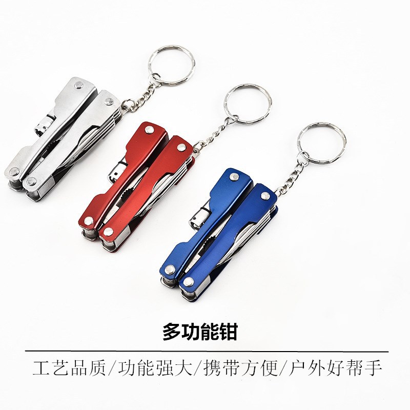 厂家直供多功能灯钳 可折叠刀钳多用钳子野营工具钳户外随身用品