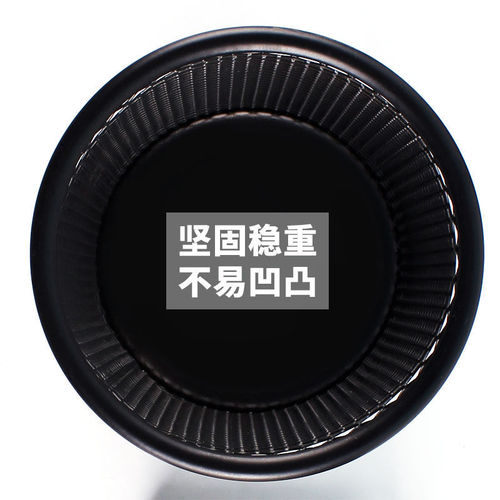 Factory Direct Selling Simple Round Pen Holder Creative Office Supplies Black Mesh Metal Pen Holder Pen Insert Square Thickened