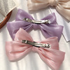 South Korean big goods, hairpin with bow, ponytail, hairgrip, summer hair accessory