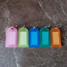 開蓋彩色PP塑料鑰匙牌分類標簽牌數字掛牆鑰匙保管鑰匙牌