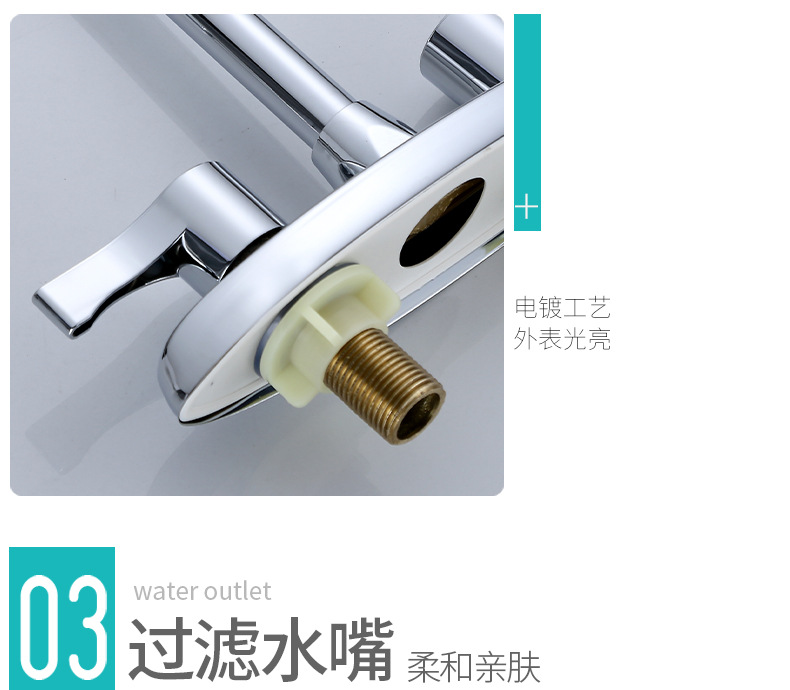 Copper washbasin, kitchen sink faucet, cold and hot double-hole countertop basin, washbasin, kitchen sink faucet, bathroom cold and hot water faucet undefined