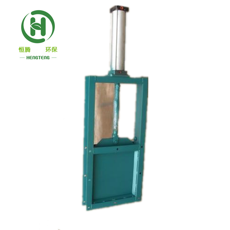 气动插板阀除尘管道平板阀门500*500不锈钢闸板阀螺旋插板门厂家