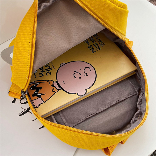 Children's Bags 1-3-5 Years Old Boys Canvas Backpack Cartoon Cute Girl Backpack Baby Kindergarten School Bag
