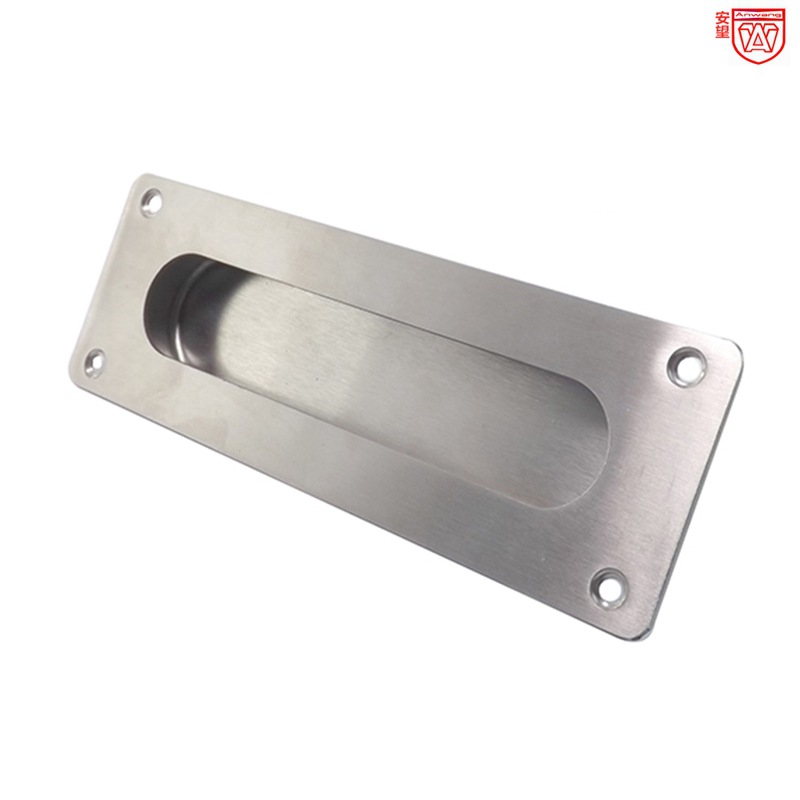 180 * 60mm acero inoxidable 304 mango de gabinete cajón armario puerta corredera oculta perno de mano mano empotrada mango de puerta