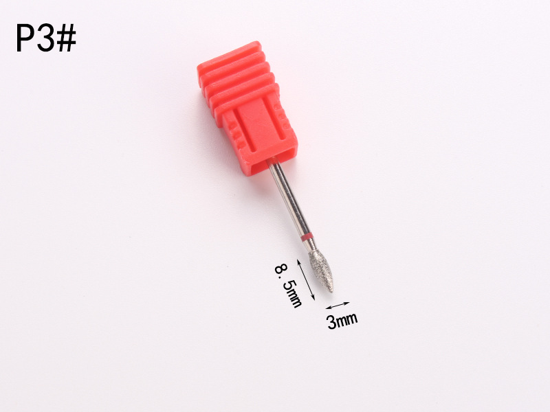 Cruz-frontera cabeza de pulido de uñas de alta calidad esmeril cabeza de molienda eléctrica máquina de molienda de piel muerta