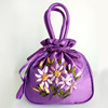 Hanfu, shoulder bag for mother and baby, Chinese style, with embroidery, for middle age