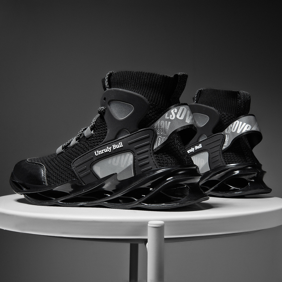 男鞋2020春季新款男鞋夜光鞋厚底增高潮鞋怒吼天尊夜光高帮鞋