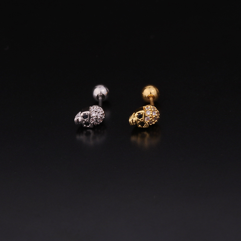 New Fashion Stainless Steel Threaded Earrings display picture 8