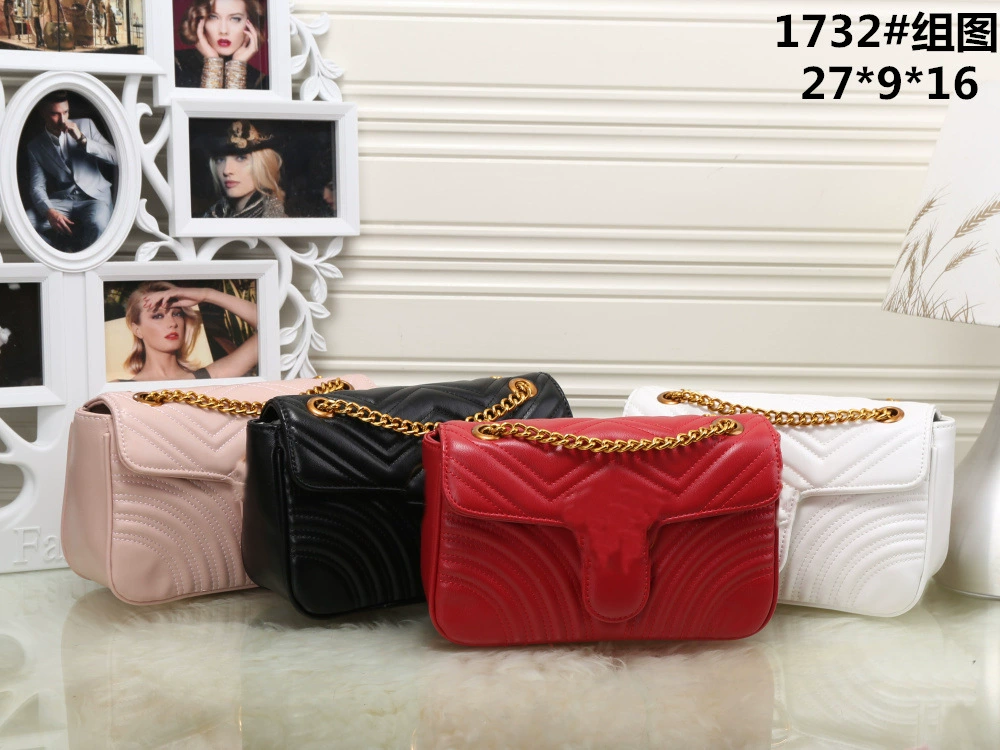 Новинка 2020, женская сумка с цепочкой в европейском и американском стиле, модная универсальная сумка через плечо, Классическая сумка через плечо