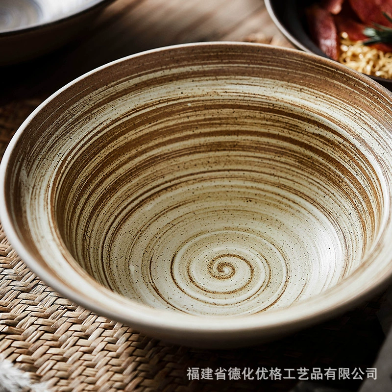 plate creative retro crusted тао west food date vegetable salad poor noodle cabbage straw hat soup displate display