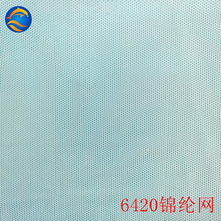 6420锦纶网 纱支规格满副绣花网布 假发网眼布网布面料