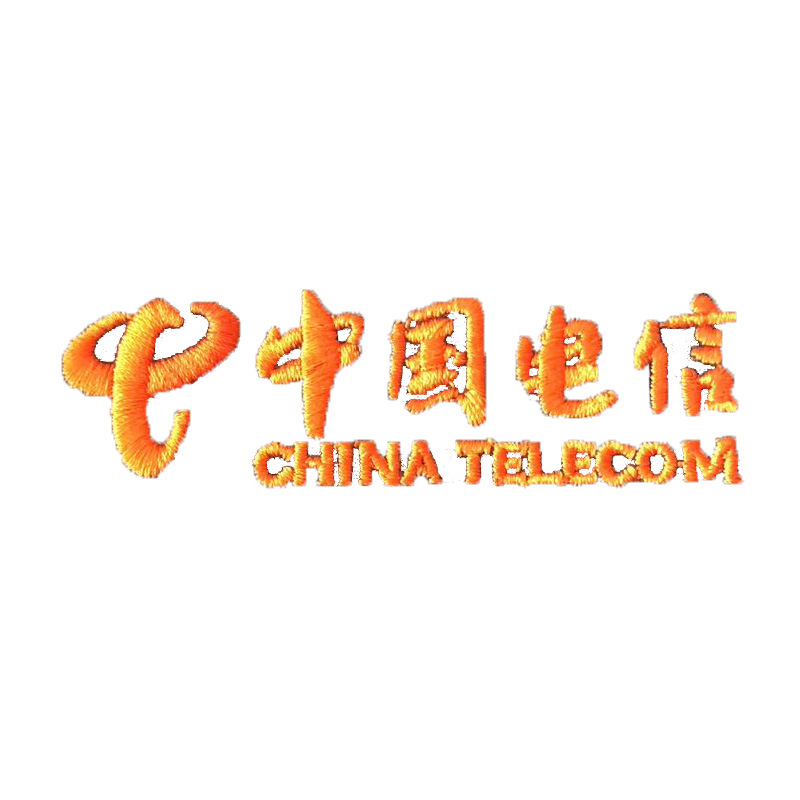 Embroidery Manufactor customized Group School Restaurant hotel Badge Embroidery LOGO design