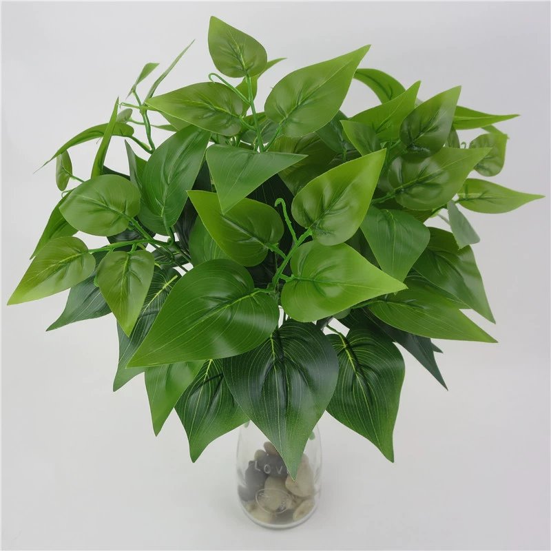 Поставка точек Simulation Green Simulation Plants 7 Founds Chicken Heart Green Plant Plants Plant Simulation Fake Fake Flower Decoration
