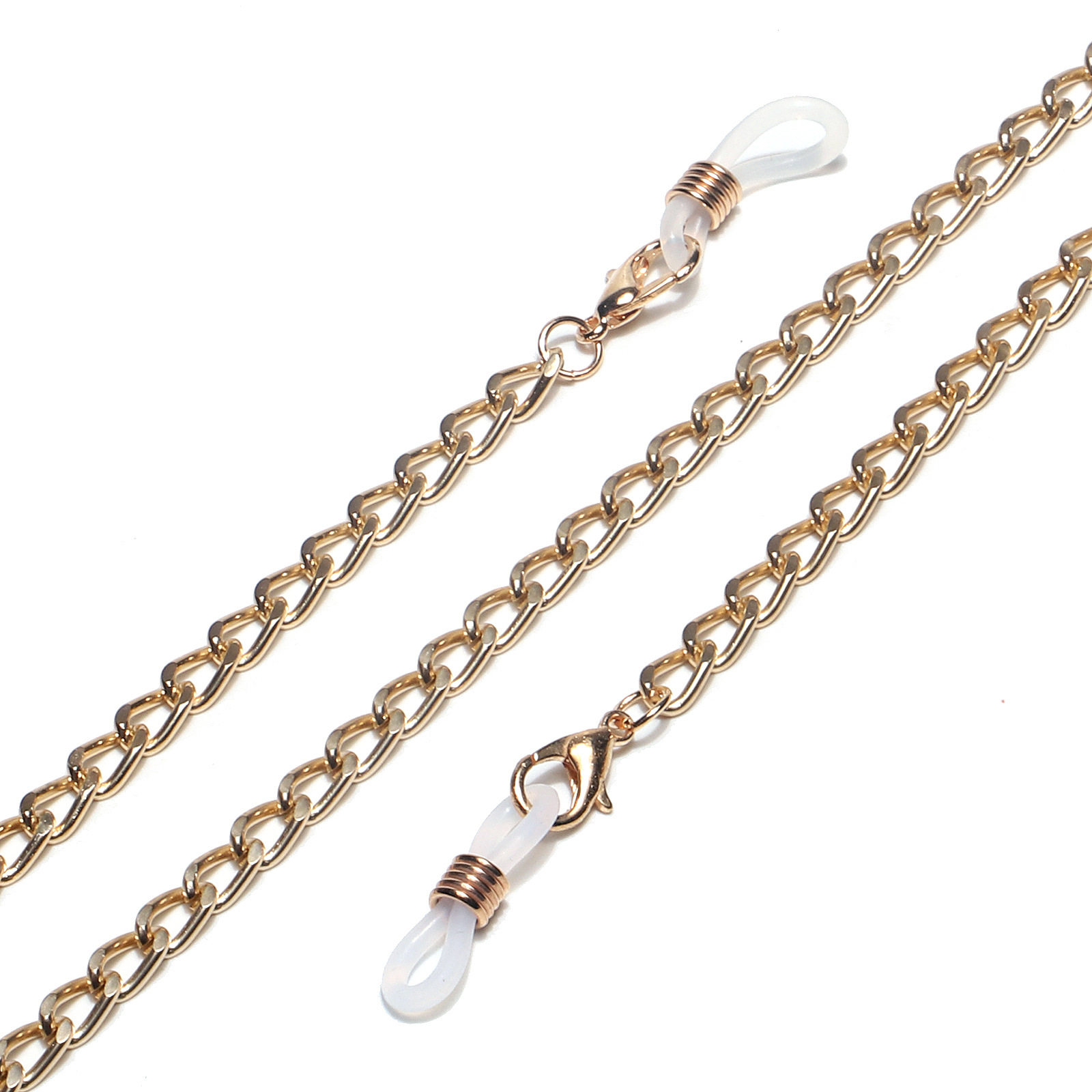 55g Weight Metal Material Gold Color Fashionable And Simple Color Retention Gold Thin Aluminum Chain Glasses Rope Metal Glasses Chain Wholesale Nihaojewelry 1