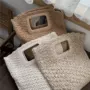 小众质感手提手工草编包