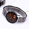 Fashionable black steel belt for beloved, watch, quartz watches, wholesale, simple and elegant design