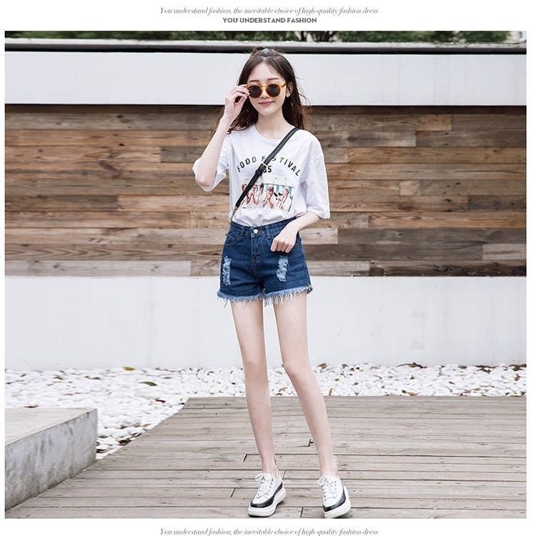 Pantalon léger femme en Denim fil - Ref 3430092 Image 7