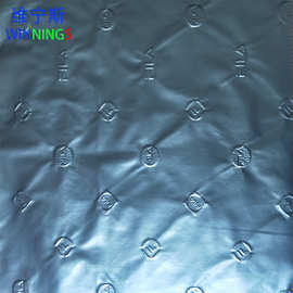 厂家直供通道布羽绒服3D发泡压胶高密度免缝防钻绒直充面料118