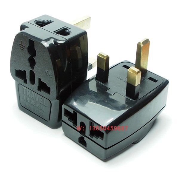 马来西亚转换插头 英规插头转三P插座 一出三香港转换插头 英规通