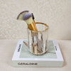 Golden crystal, brush, storage system, cosmetic storage box, eyebrow pencil, European style