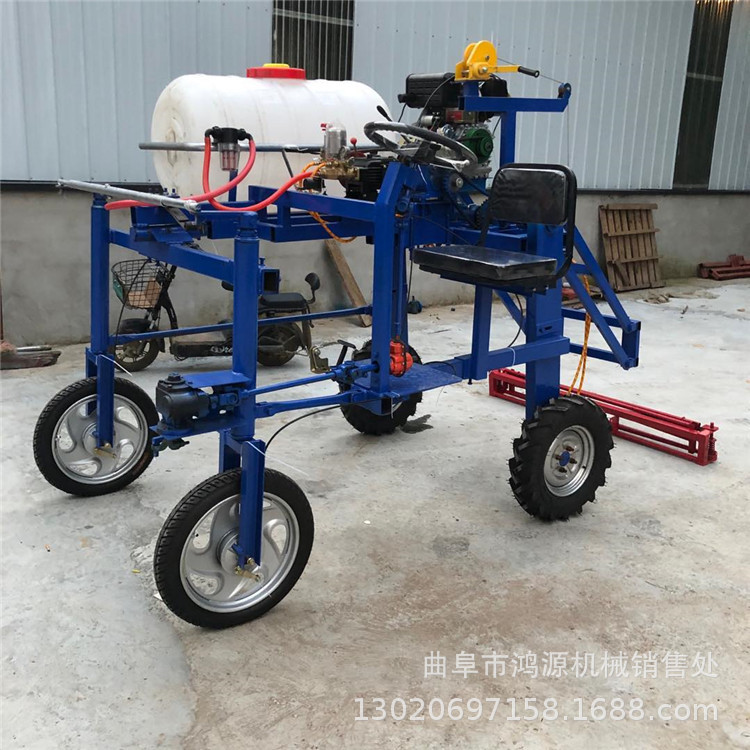 小型四轮打药机 液压升降四轮打药机 自走式柴油三轮四轮打药机