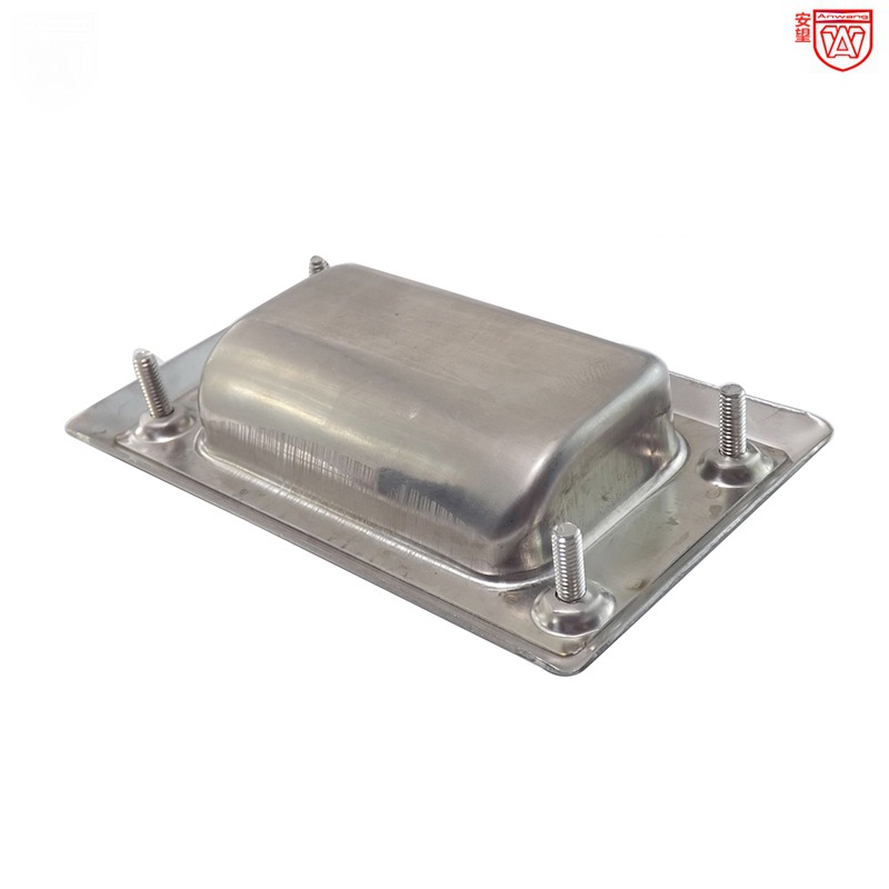 Gran tamaño 119 * 69mm perno / tuerca de acero inoxidable 304 mango de armario cajón armario puerta deslizante escondida mano de perno