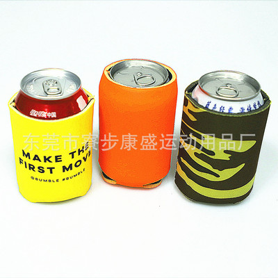 Manufactor customized Neoprene Foam Cup cover Bottle cap Cola cover Silk screen Thermal transfer LOGO