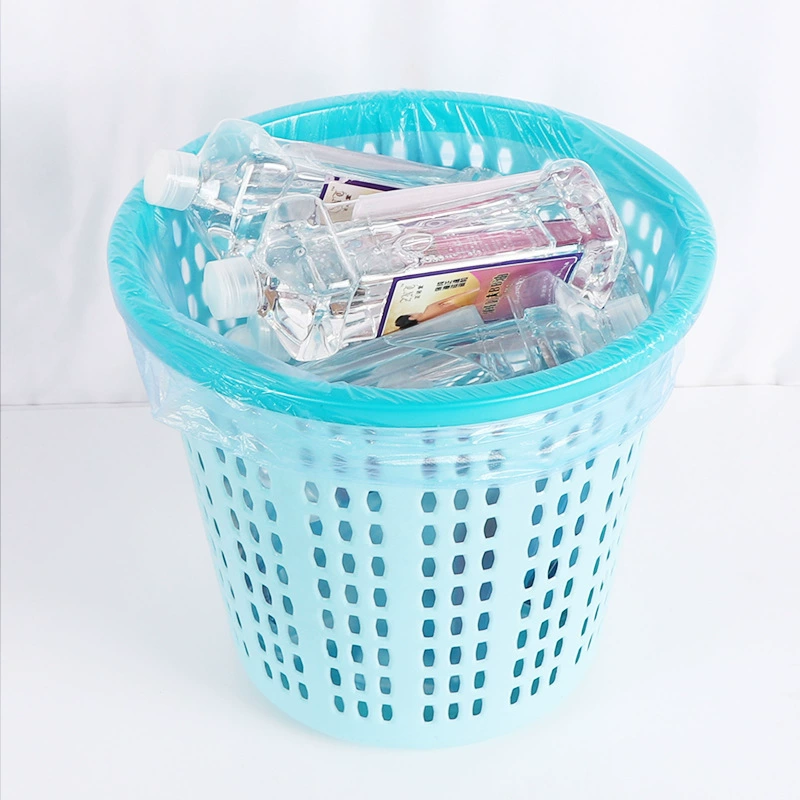 Garbage bag for home use, handheld vest, big plastic black garbage can, increased thickness
