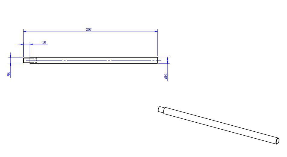 口罩机配件调节螺杆一拖二口罩机零部件配件加工口罩机零配件