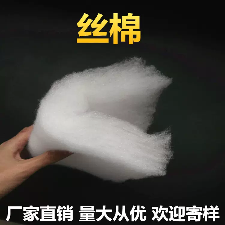 PP棉厂家现货布书填充棉 服装填充丝棉 DIY棉支持定环保丝绵 喷棉