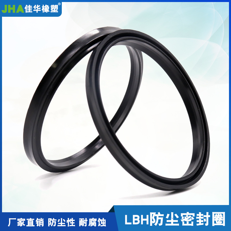 厂家批发DHS防尘密圈  注塑机油缸密封圈 橡胶氟胶LBH防尘油封