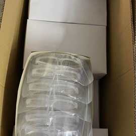 厂家新款成人防护面罩防灰尘PC材质防刮擦防护面具挡风光学架眼镜