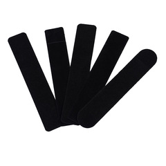 單面絨鋼筆包裝袋電壓工藝燙金logo黑色植絨絨布筆袋筆套