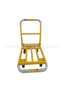 Silent Flatbed Truck Push Truck Steel Plate Trolley Trolley Foldableing Pull Truck Trailer Truck