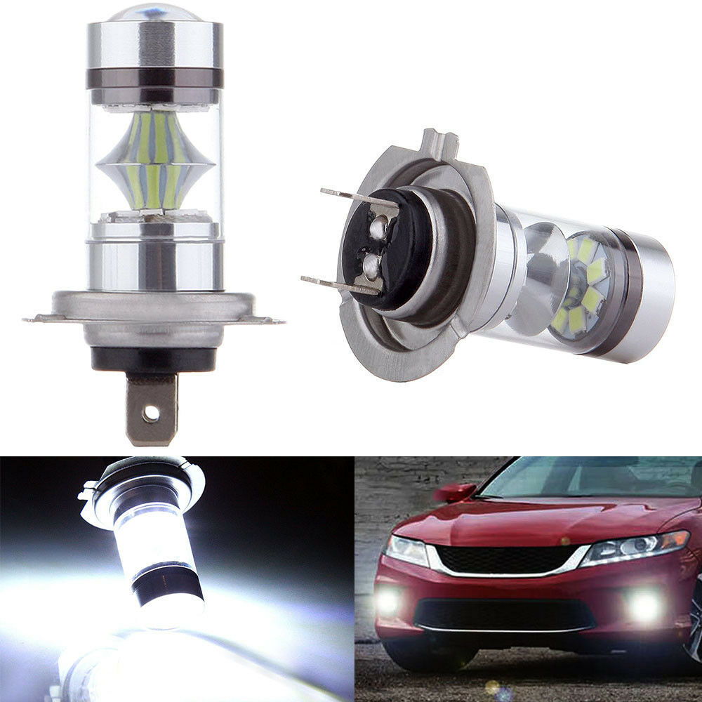 100W H7 3030 20SMD lámpara de conducción de automóviles lámpara de niebla H7 lámpara de motocicleta alta lumen 0.5A
