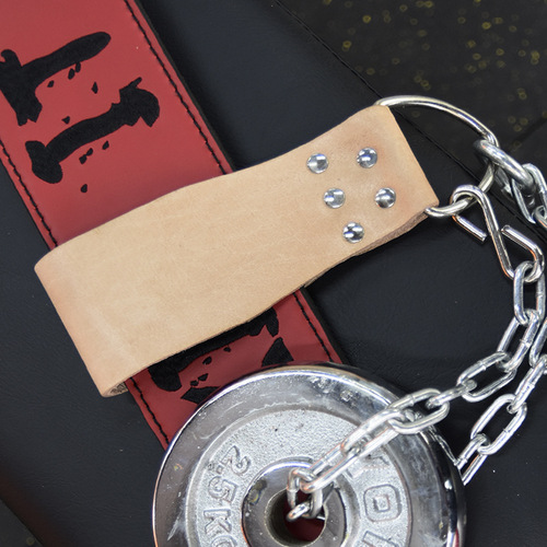 Fitness weight-bearing auxiliary chain belt barbell plate pull-up men's back and waist training increased weight-bearing accessories