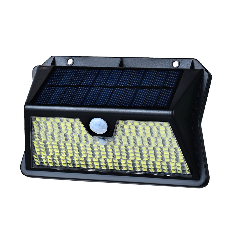 Solar al aire libre 283LED recargable iluminación impermeable al aire libre casa patio exterior pared Cuerpo Humano infrarrojos inducción lámpara de pared