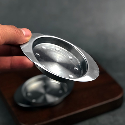 430不锈钢圆形泡茶球接水碟盛水盘调味料小碟子厚料餐厨具创意