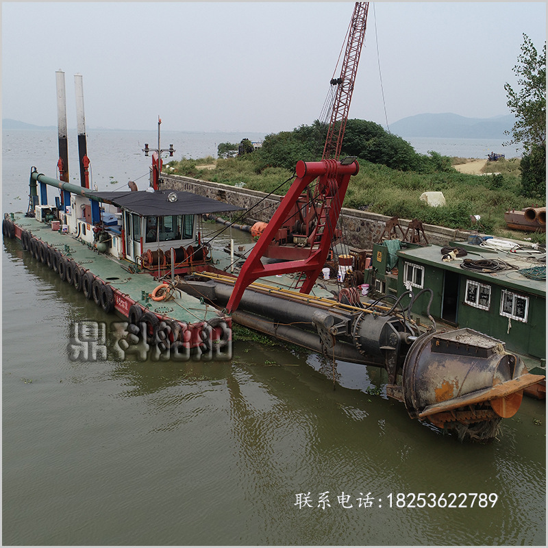 绞刀式挖泥船价格 绞吸挖泥船 小型挖泥船参数 清理河道操作简单
