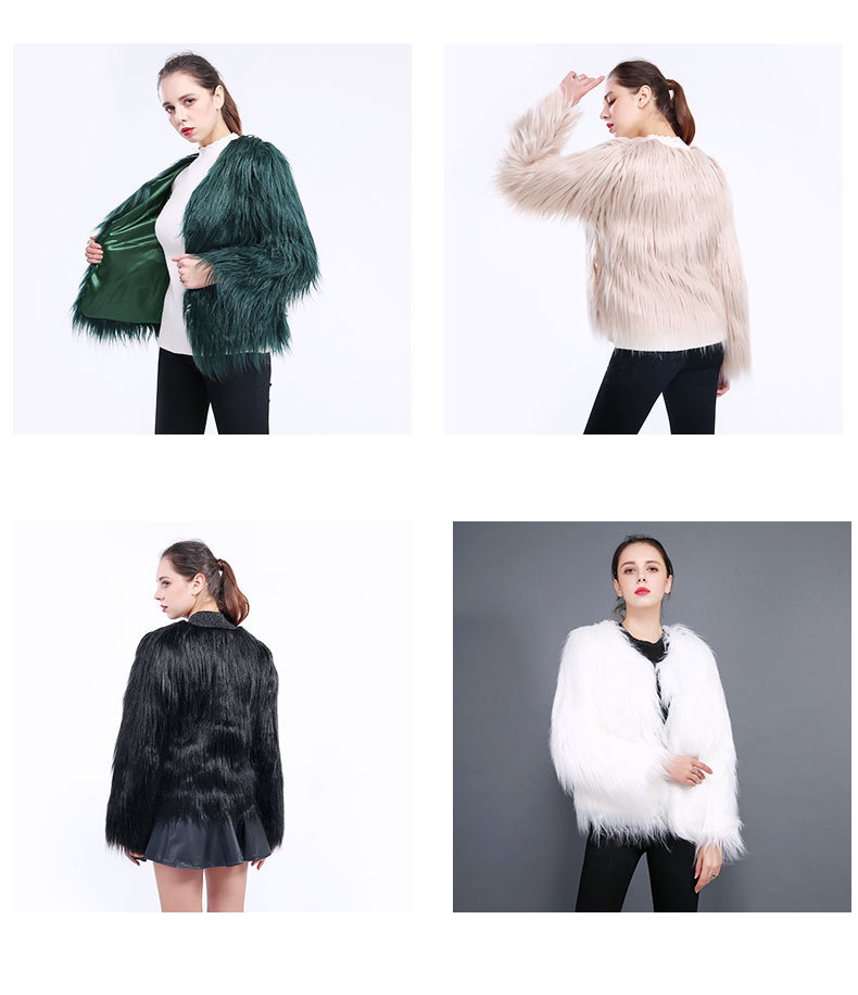 Women's imitation fur coat imitation fur coat_voghion.com