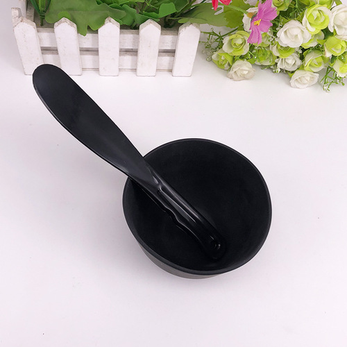 Beauty Silicone Mask Bowl Set Mask Adjusting Bowl Soft Mask Stick 2-piece Set DIY Homemade Tools Beauty Salon Supplies