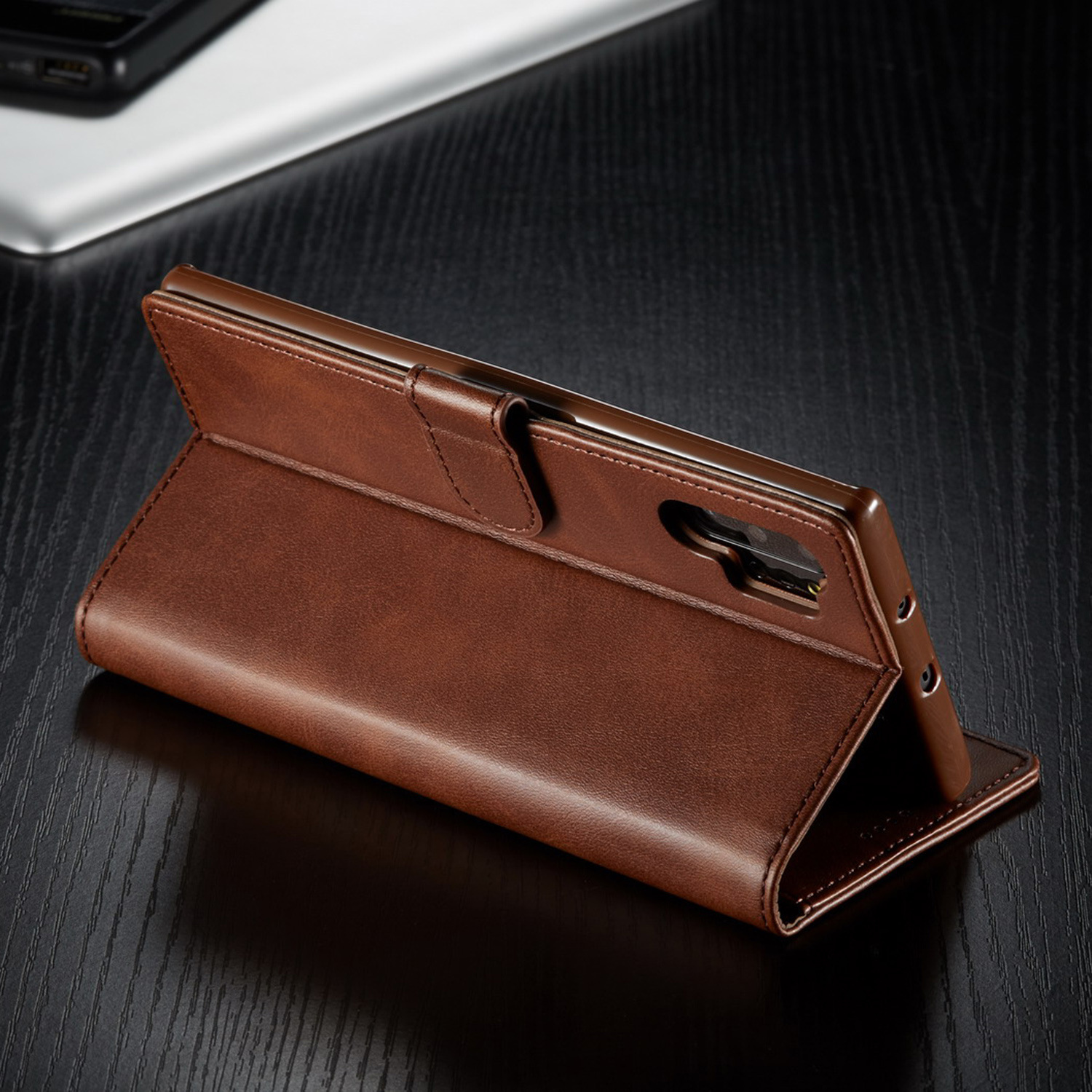 Flip Leather Protective Phone Case For Samsung Galaxy S23 Ultra Plus_voghion.com