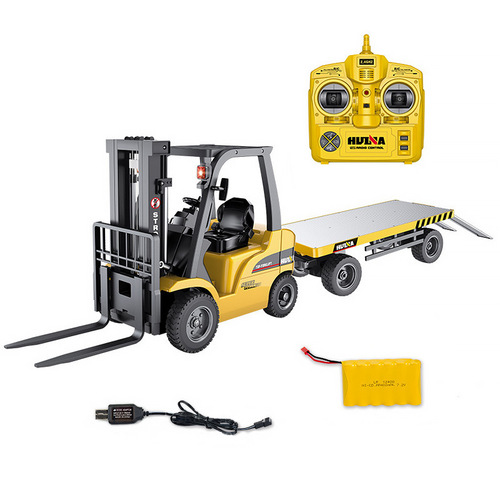 Haina 576 Remote Control Alloy Forklift Alloy Flatbed Truck Remote Transport Vehicle Children's Electric Toy Construction Truck