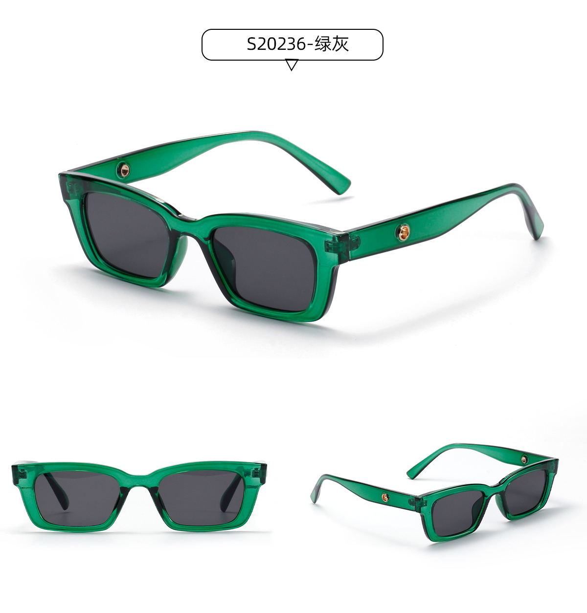 Popular New Small Frame Glasses Retro Sunglasses Uv Protection Sunglasses Wholesale Nihaojewelry display picture 8