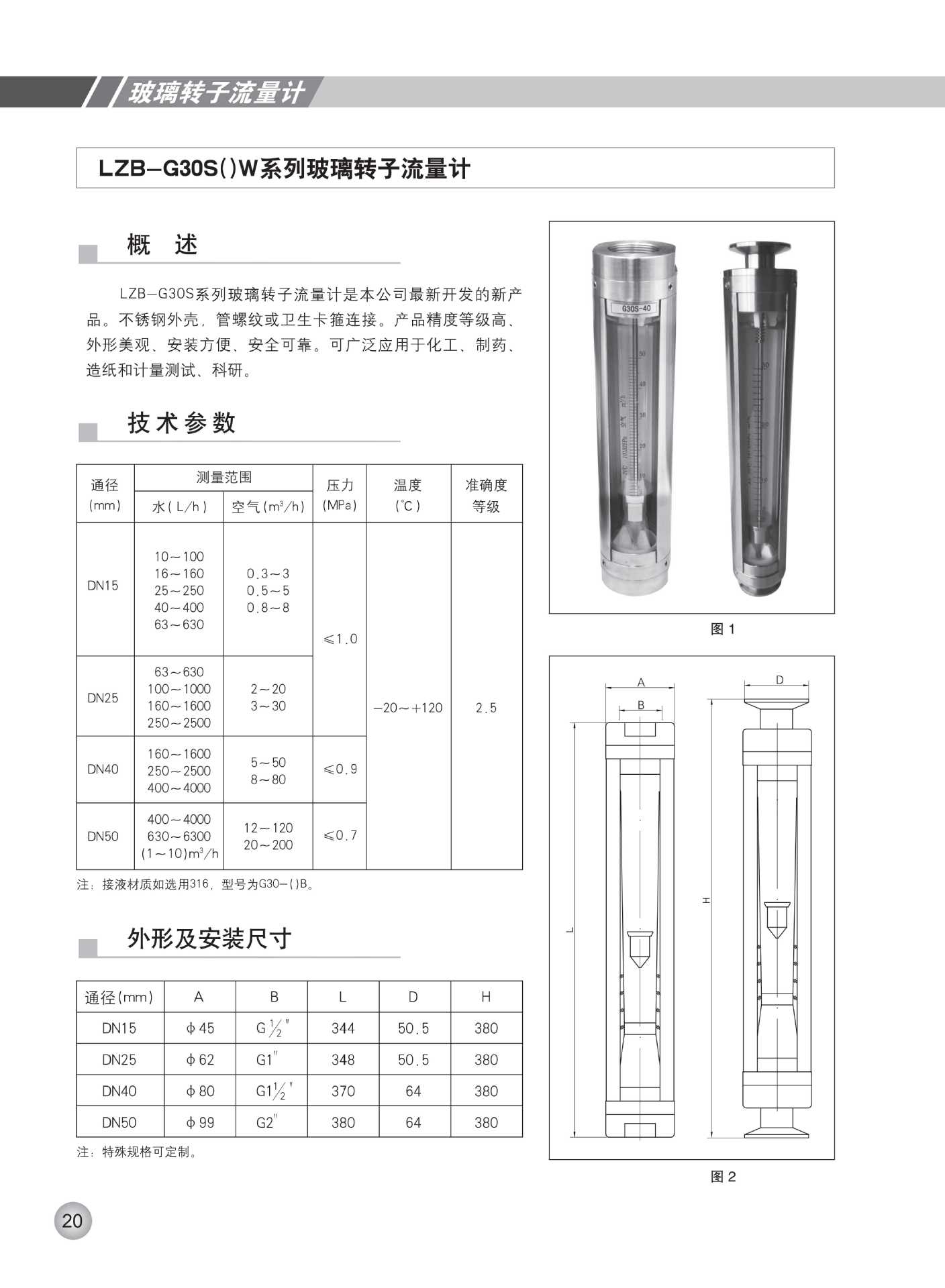 翔宇仪表.玻璃转子流量计样本jpg_Page10