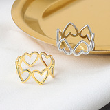 Безразмерное брендовое дизайнерское кольцо, европейский стиль, простой и элегантный дизайн, тренд сезона, на указательный палец