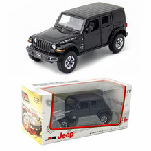 JKM玩具合金汽车模型1:32吉普JEEP撒哈拉越野车SUV声光六开门盒装
